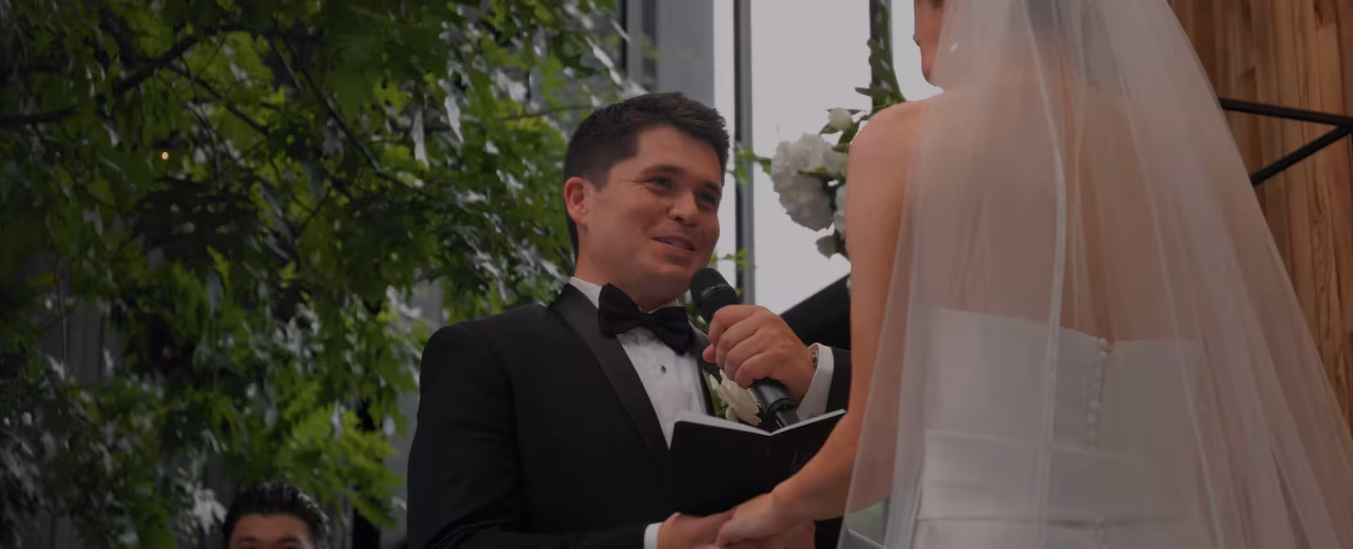 Wedding preparation detail showing the kind of intimate moment that benefits from clean natural audio